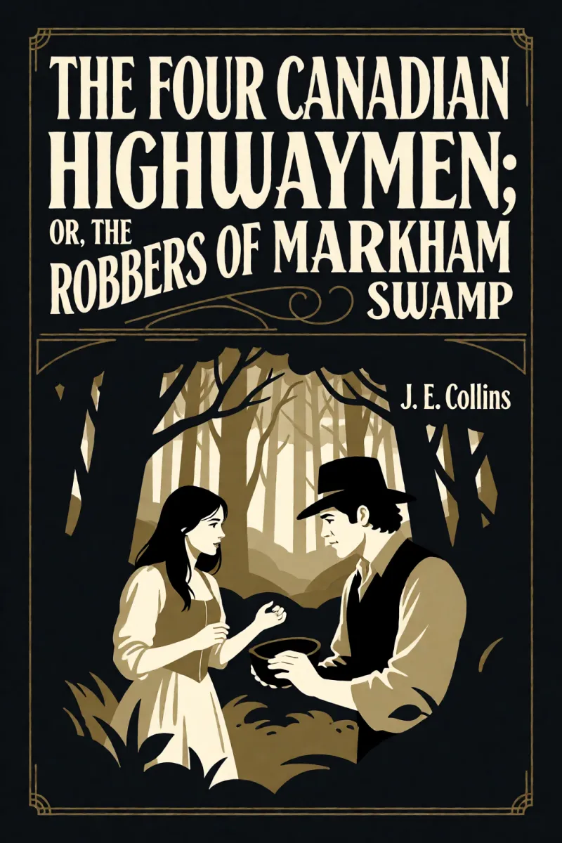 Cover of The Four Canadian Highwaymen; Or, The Robbers of Markham Swamp by J. E. Collins