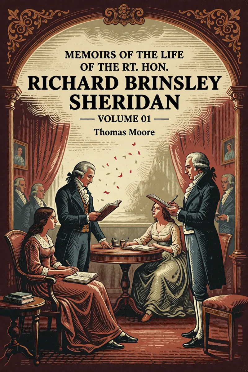 Cover of Memoirs of the Life of the Rt. Hon. Richard Brinsley Sheridan — Volume 01 by Thomas Moore