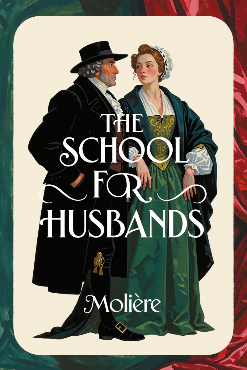 Cover of The School for Husbands by Molière