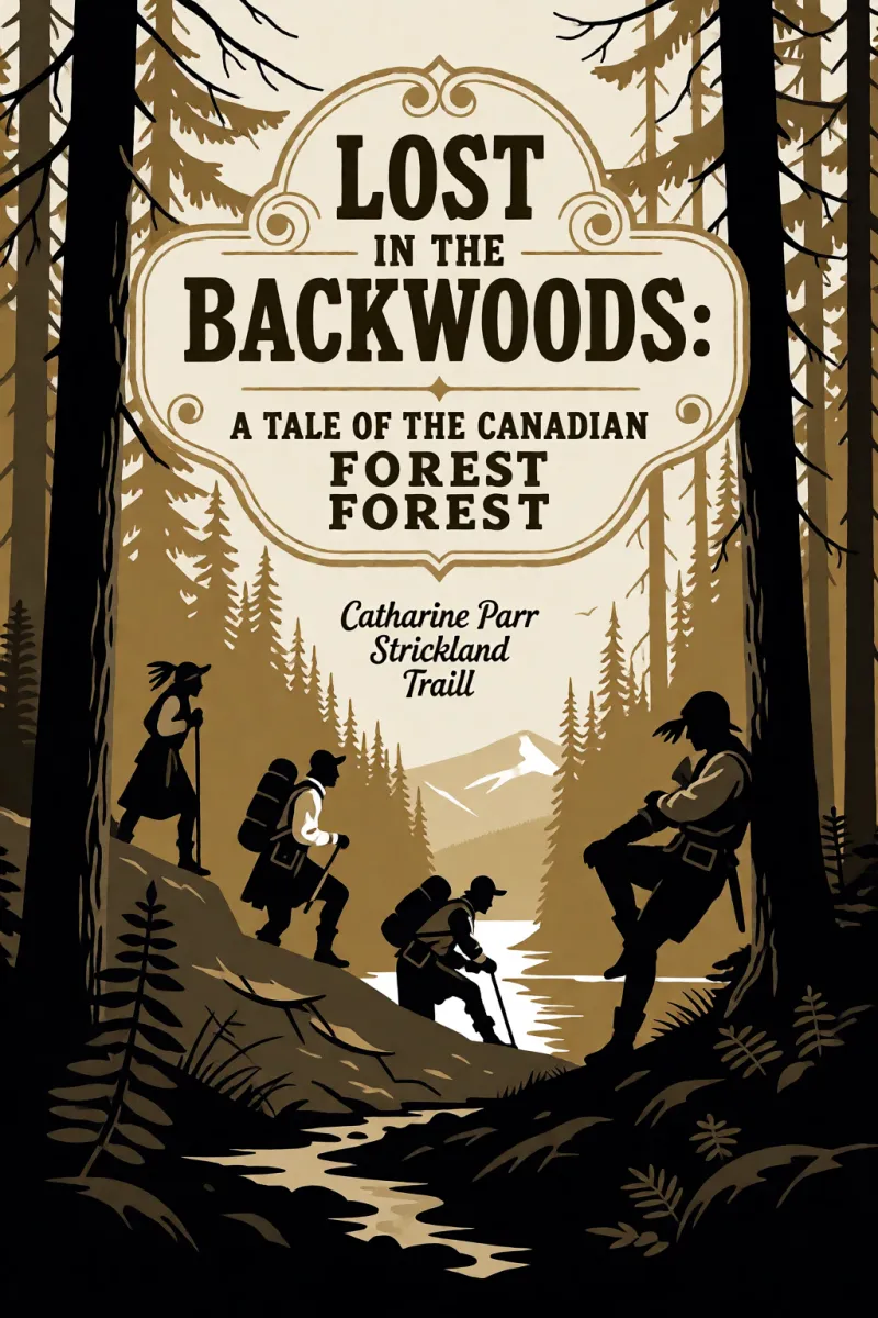Cover of Lost in the Backwoods: A Tale of the Canadian Forest by Catharine Parr Strickland Traill