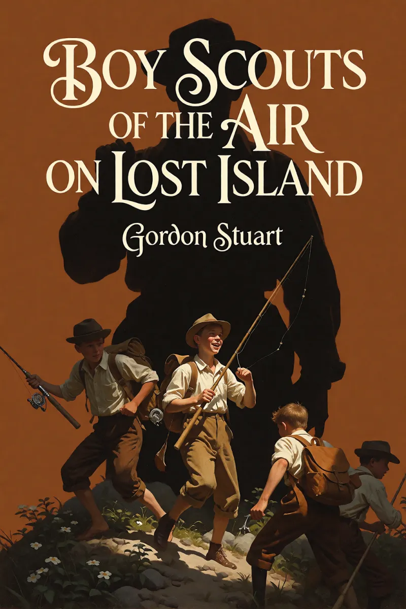 Cover of Boy Scouts of the Air on Lost Island by Gordon Stuart