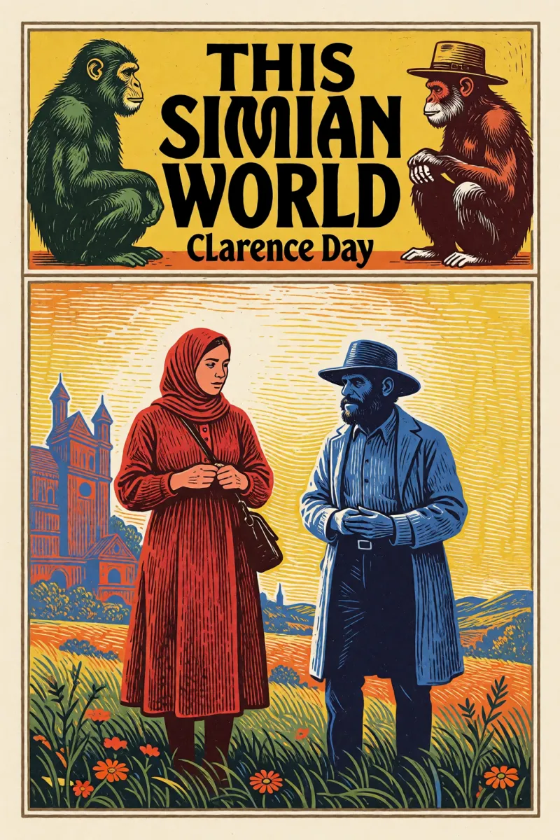 Cover of This Simian World by Clarence Day