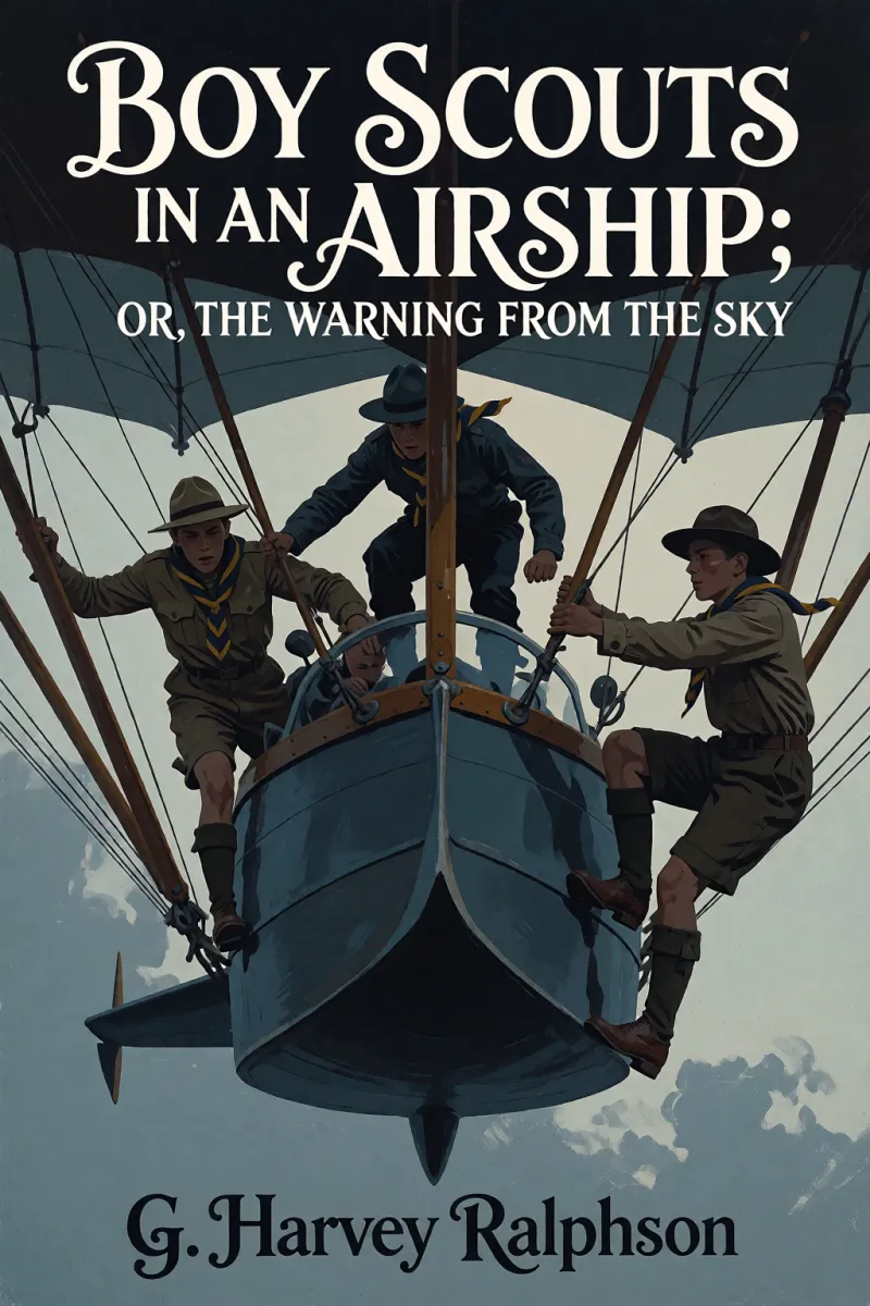 Cover of Boy Scouts in an Airship; Or, The Warning from the Sky by G. Harvey Ralphson