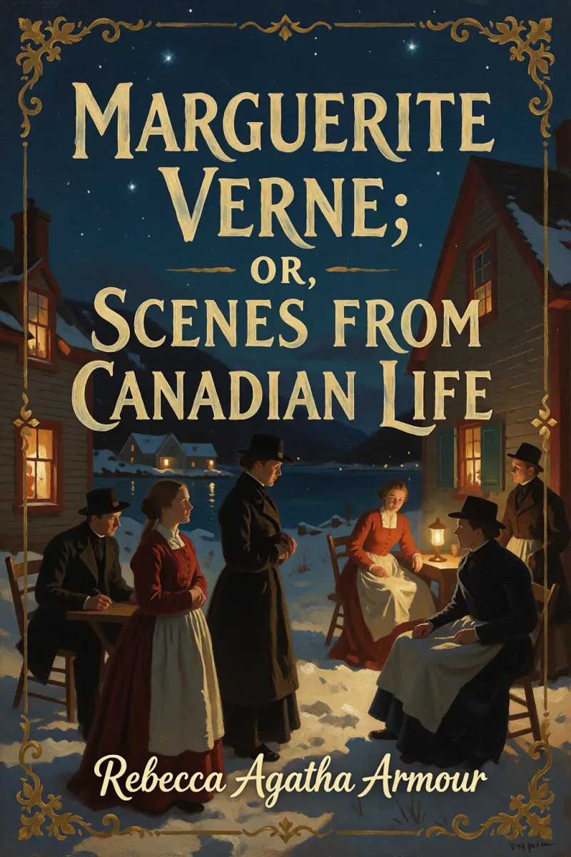 Cover of Marguerite Verne; Or, Scenes from Canadian Life by Rebecca Agatha Armour