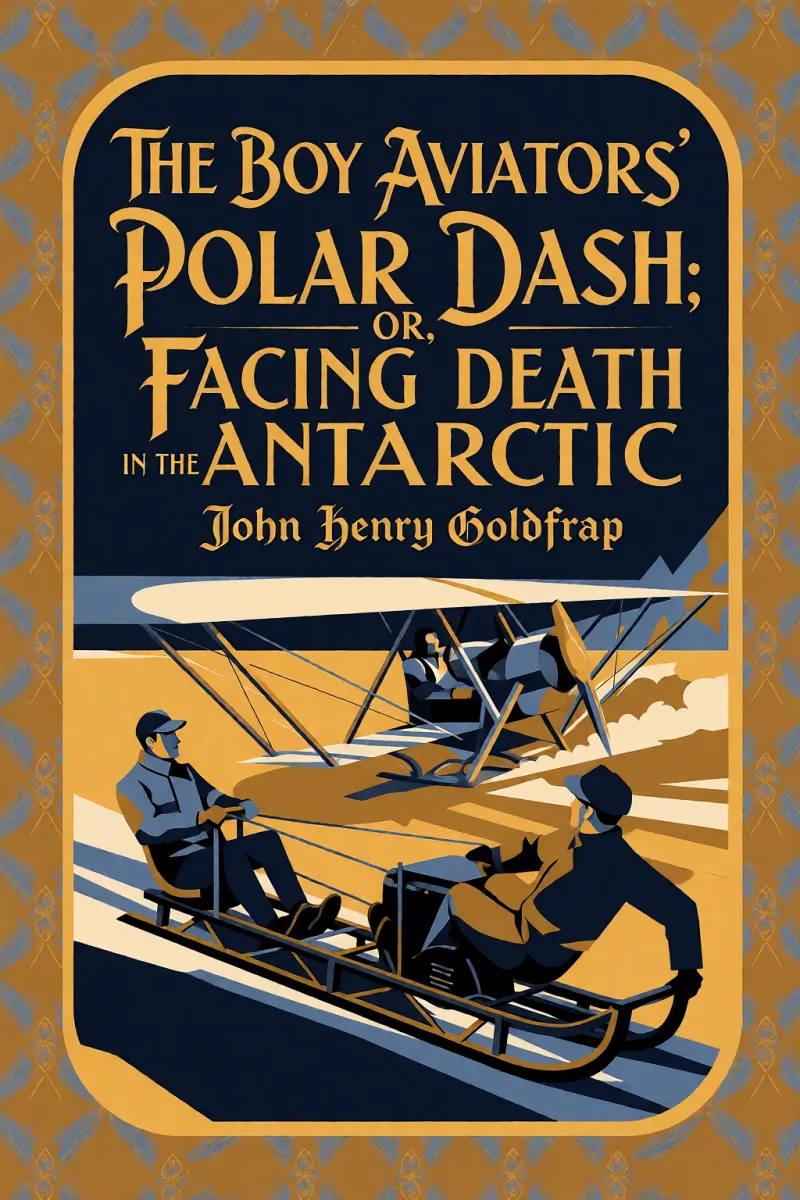 Cover of The Boy Aviators' Polar Dash; or, Facing Death in the Antarctic by John Henry Goldfrap