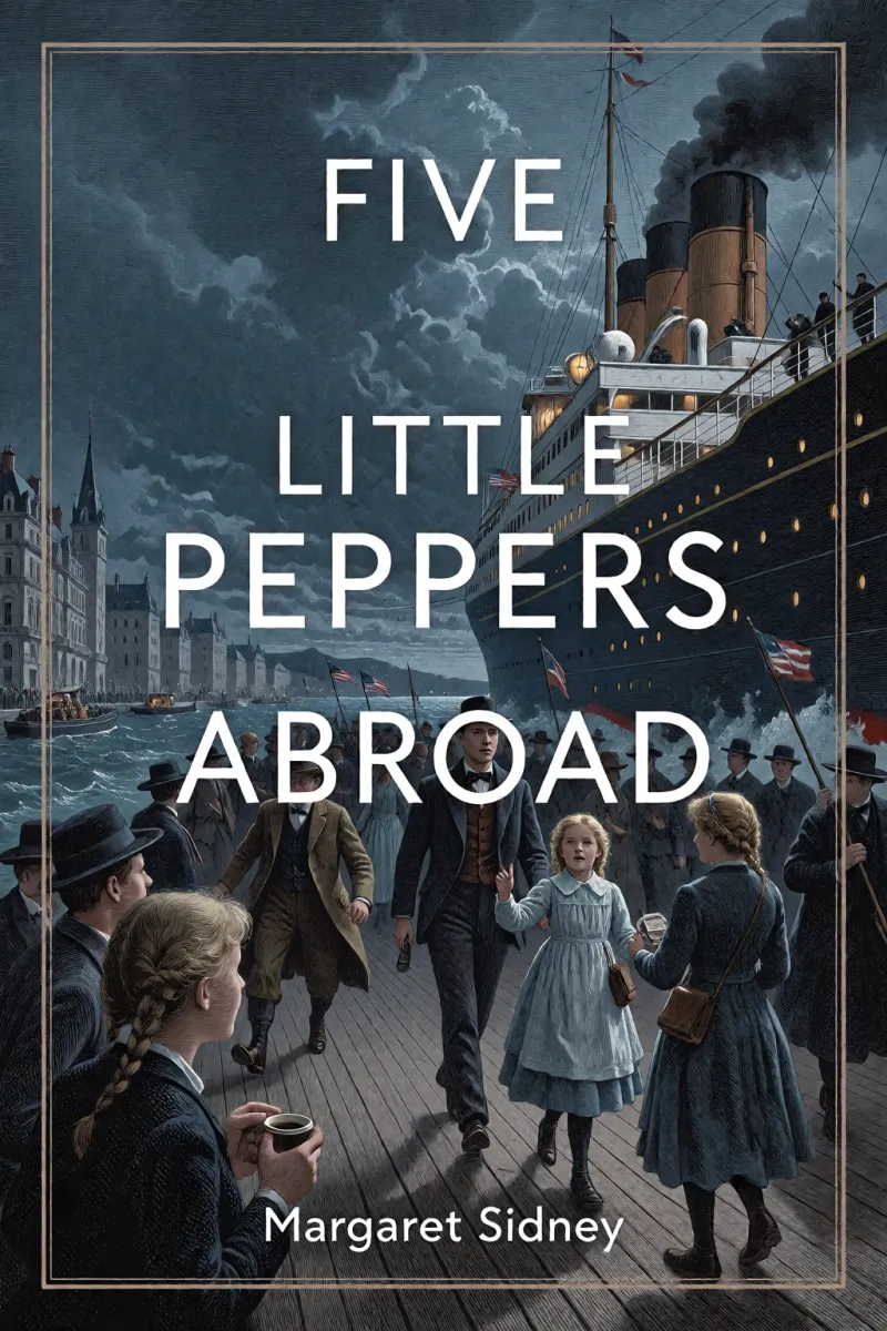 Cover of Five Little Peppers Abroad by Margaret Sidney