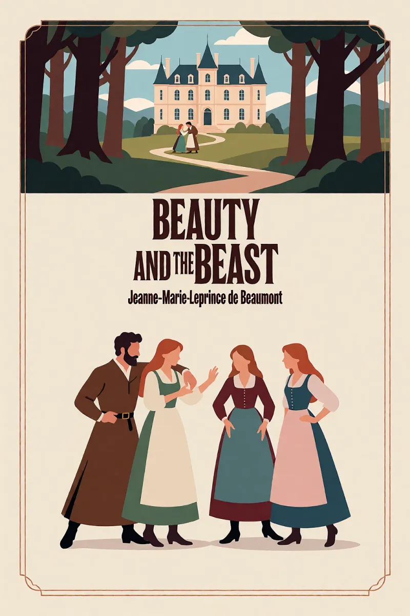 Cover of Beauty and the Beast by Jeanne-Marie Leprince de Beaumont