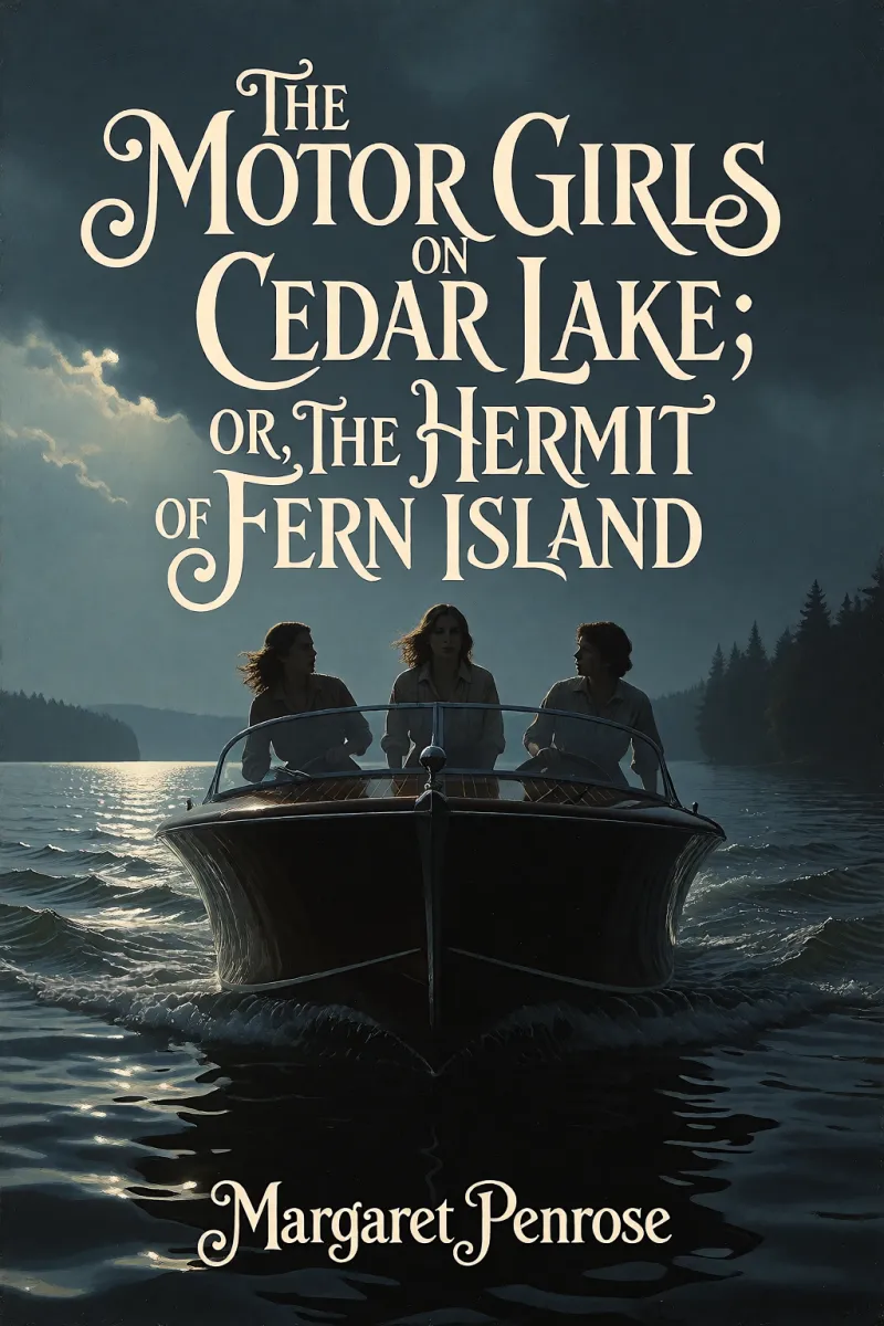 Cover of The Motor Girls on Cedar Lake; Or, the Hermit of Fern Island by Margaret Penrose