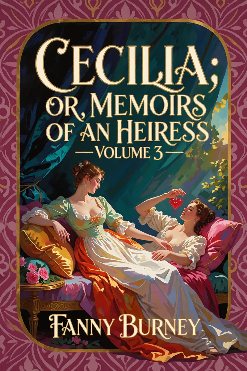 Cover of Cecilia; Or, Memoirs of an Heiress — Volume 3 by Fanny Burney