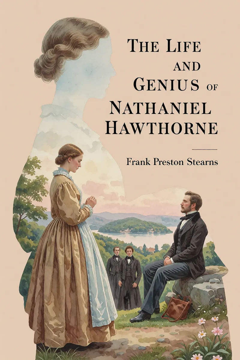 Cover of The Life and Genius of Nathaniel Hawthorne by Frank Preston Stearns