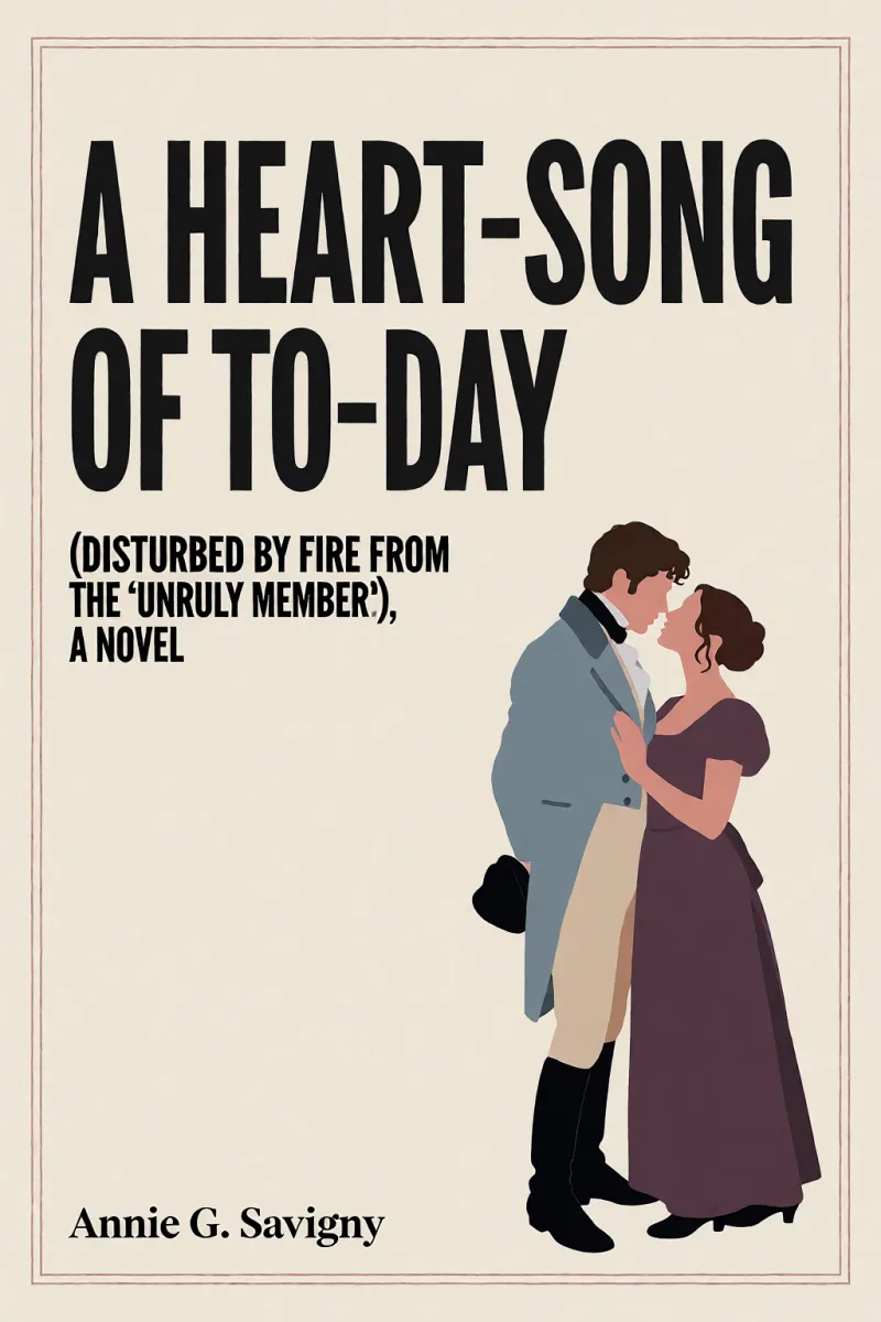 Cover of A Heart-Song of To-day (Disturbed by Fire from the 'Unruly Member'): A Novel by Annie G. Savigny