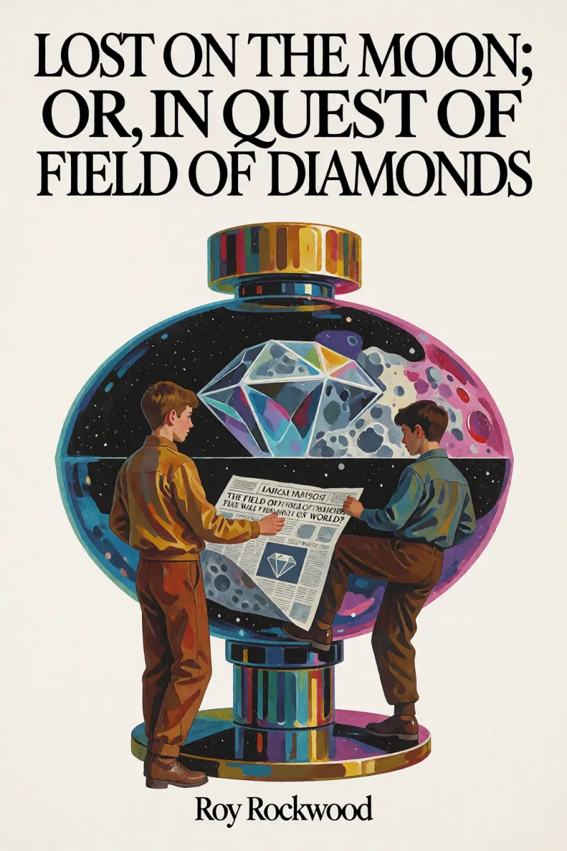 Cover of Lost on the Moon; Or, in Quest of the Field of Diamonds by Roy Rockwood