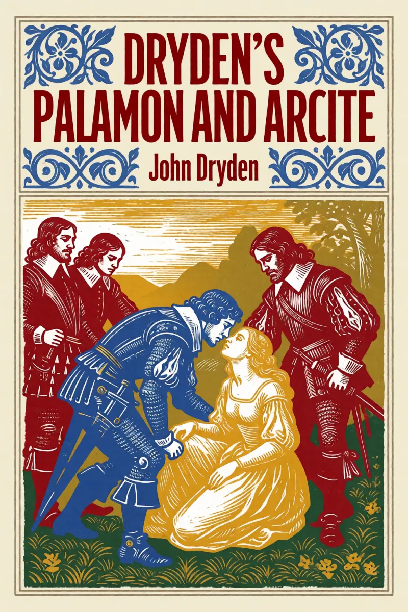 Cover of Dryden's Palamon and Arcite by John Dryden