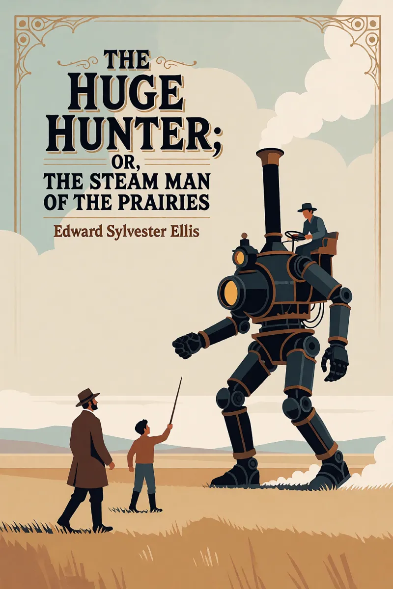 Cover of The Huge Hunter; Or, The Steam Man of the Prairies by Edward Sylvester Ellis