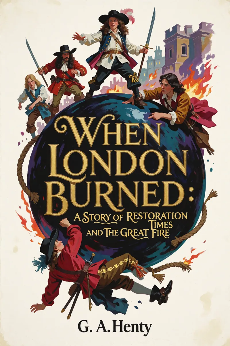 Cover of When London Burned : a Story of Restoration Times and the Great Fire by G. A. Henty
