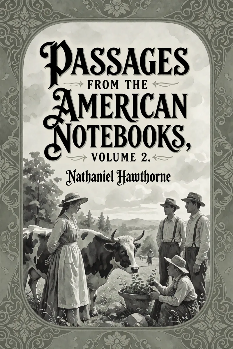 Cover of Passages from the American Notebooks, Volume 2. by Nathaniel Hawthorne