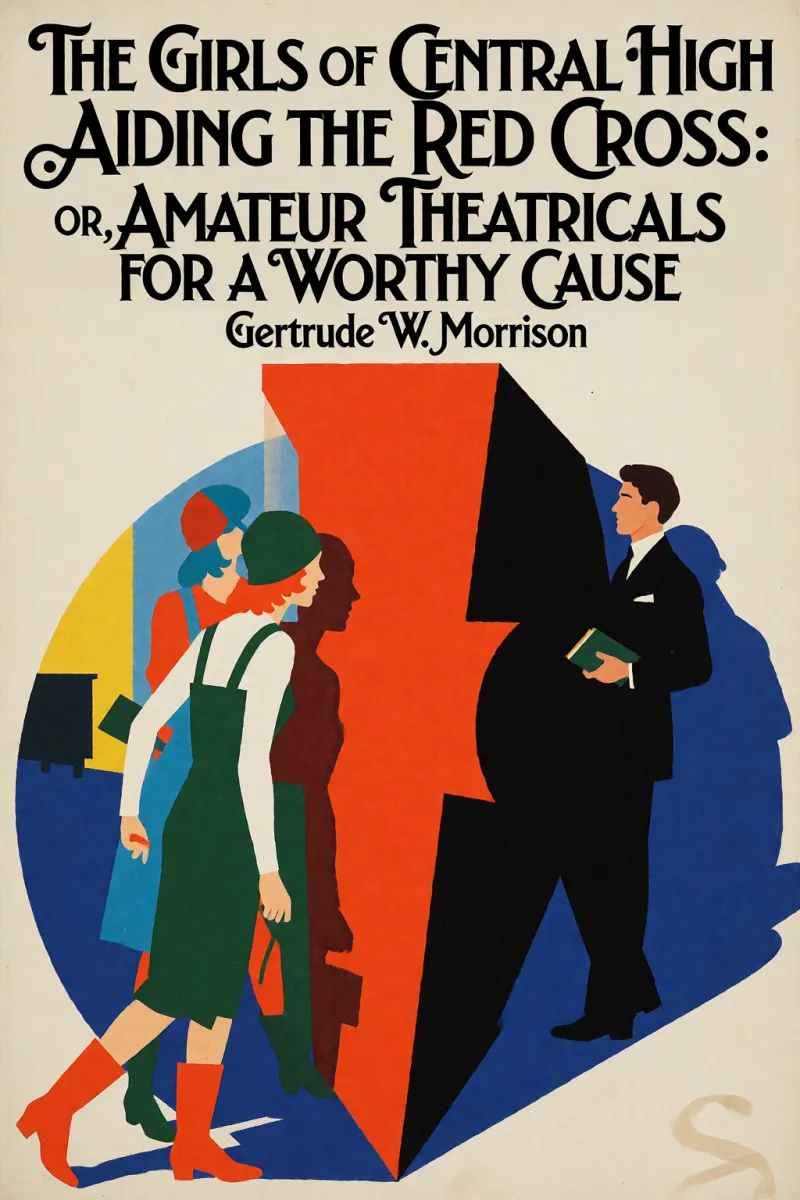 Cover of The Girls of Central High Aiding the Red Cross: Or, Amateur Theatricals for a Worthy Cause by Gertrude W. Morrison
