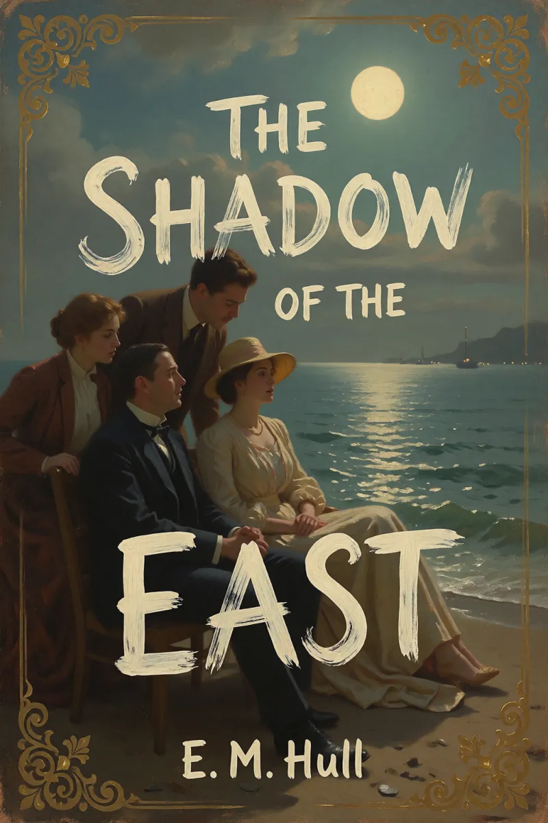 Cover of The shadow of the East by E. M. Hull