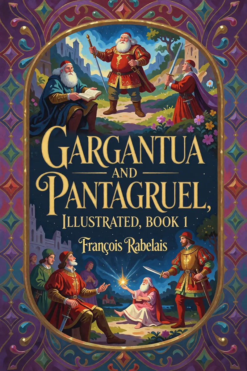 Cover of Gargantua and Pantagruel, Illustrated, Book 1 by François Rabelais