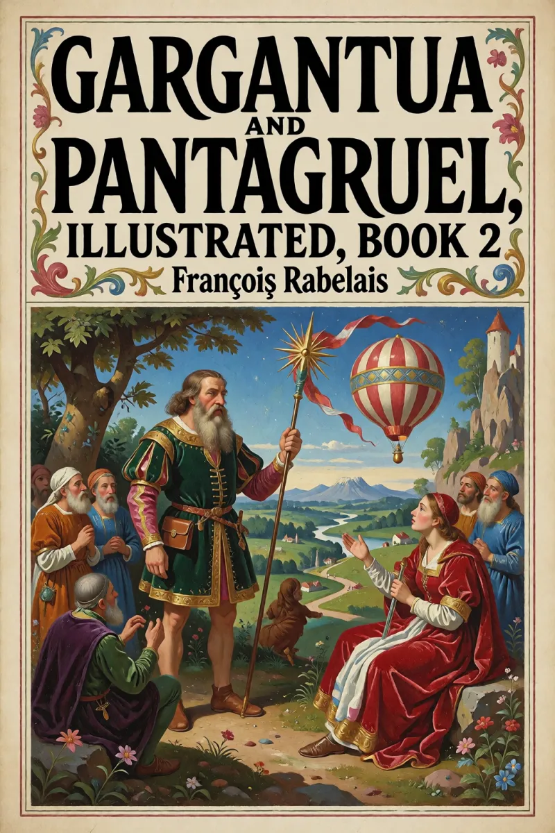 Cover of Gargantua and Pantagruel, Illustrated, Book 2 by François Rabelais