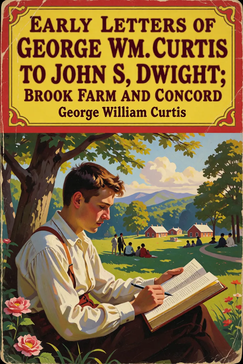 Cover of Early Letters of George Wm. Curtis to John S. Dwight; Brook Farm and Concord by George William Curtis