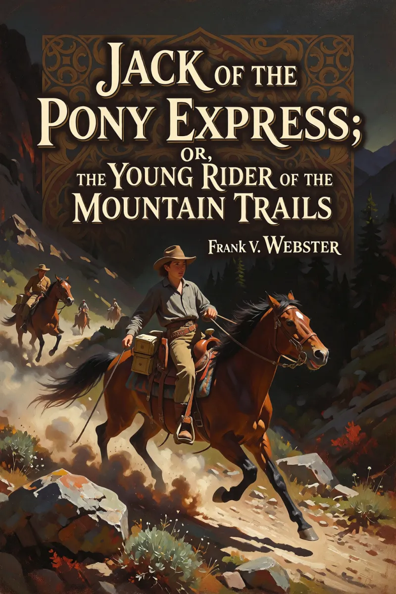 Cover of Jack of the Pony Express; Or, The Young Rider of the Mountain Trails by Frank V. Webster