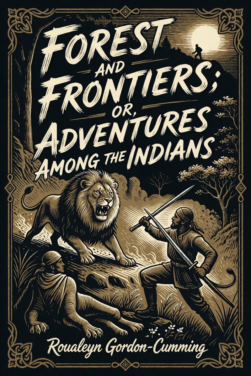 Cover of Forest and Frontiers; Or, Adventures Among the Indians by Roualeyn Gordon-Cumming