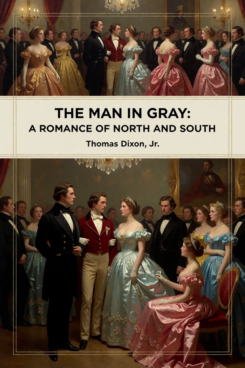 Cover of The Man in Gray: A Romance of North and South by Thomas Dixon, Jr.