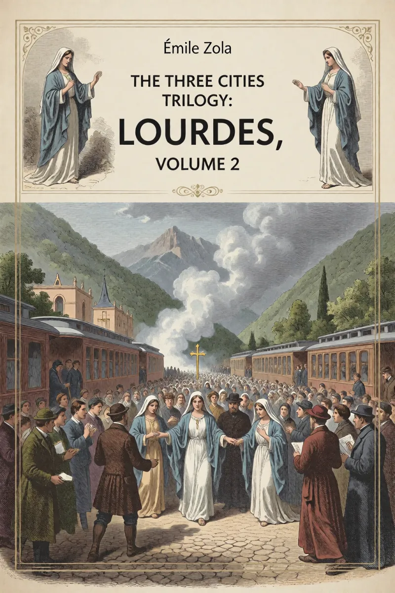 Cover of The Three Cities Trilogy: Lourdes, Volume 2 by Émile Zola