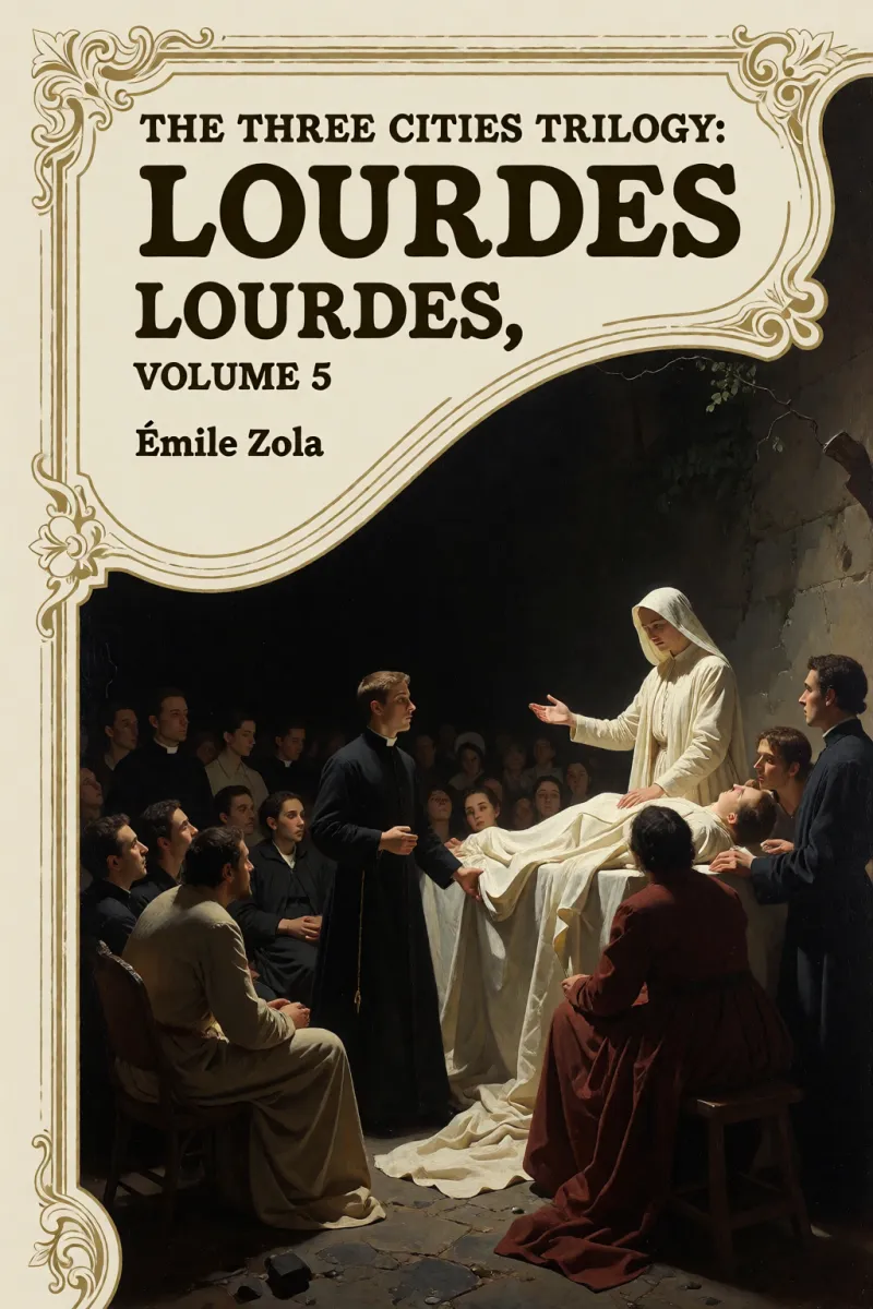Cover of The Three Cities Trilogy: Lourdes, Volume 5 by Émile Zola