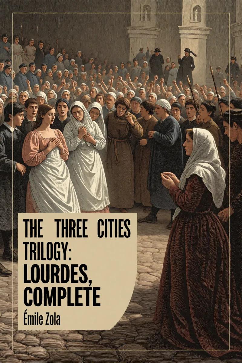 Cover of The Three Cities Trilogy: Lourdes, Complete by Émile Zola