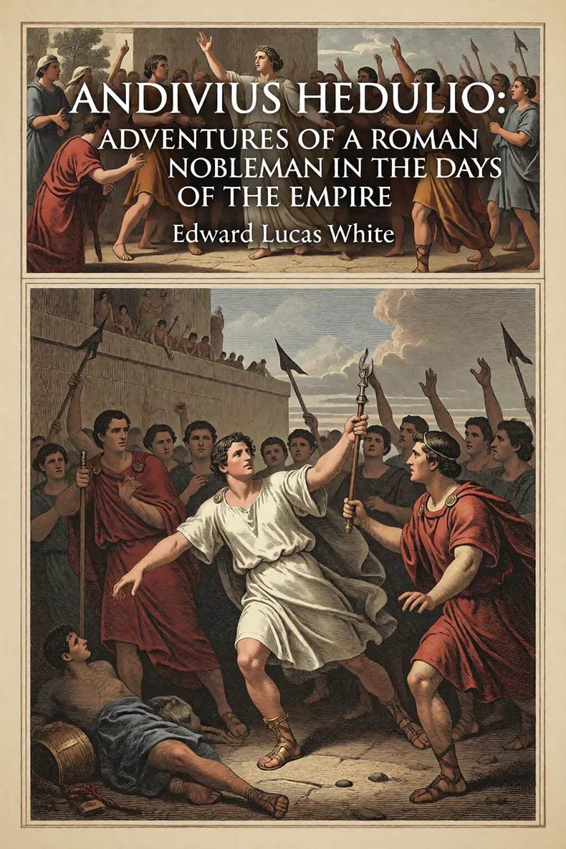 Cover of Andivius Hedulio: Adventures of a Roman Nobleman in the Days of the Empire by Edward Lucas White