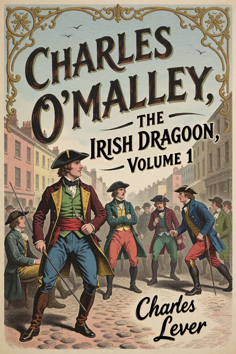 Cover of Charles O'Malley, The Irish Dragoon, Volume 1 by Charles Lever