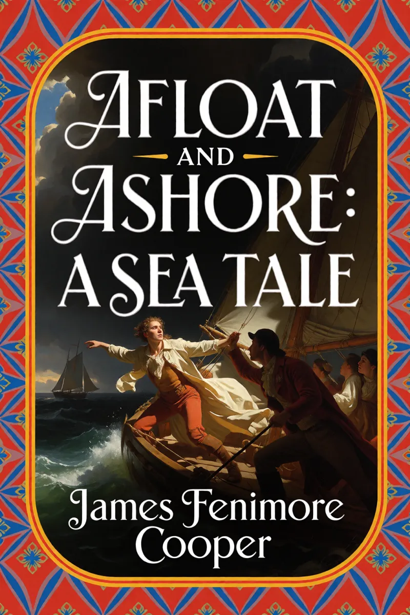 Cover of Afloat and Ashore: A Sea Tale by James Fenimore Cooper