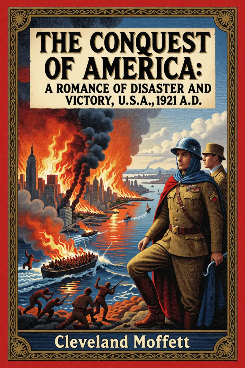 Cover of The Conquest of America: A Romance of Disaster and Victory, U.S.A., 1921 A.D. by Cleveland Moffett