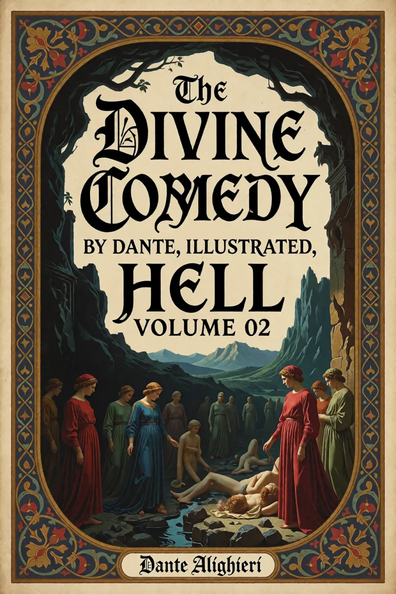 Cover of The Divine Comedy by Dante, Illustrated, Hell, Volume 02 by Dante Alighieri