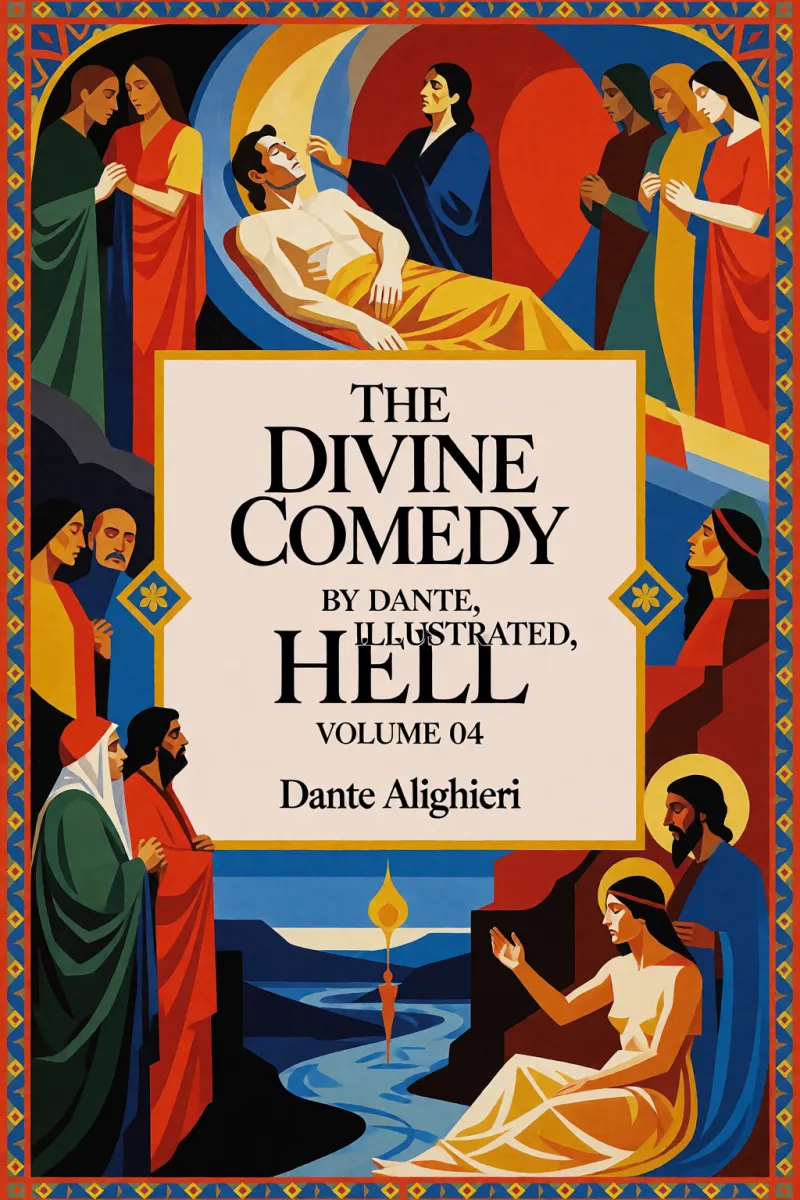 Cover of The Divine Comedy by Dante, Illustrated, Hell, Volume 04 by Dante Alighieri