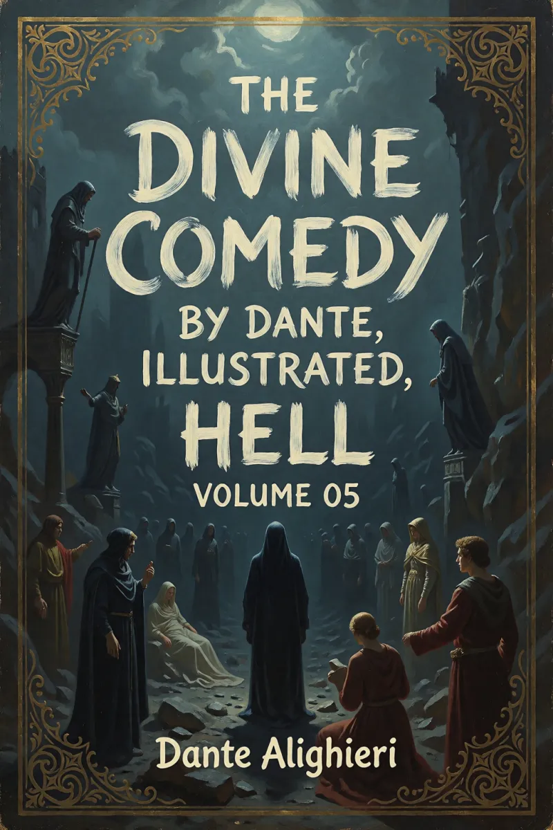 Cover of The Divine Comedy by Dante, Illustrated, Hell, Volume 05 by Dante Alighieri