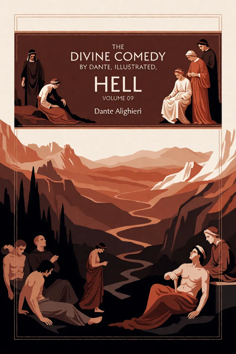 Cover of The Divine Comedy by Dante, Illustrated, Hell, Volume 09 by Dante Alighieri