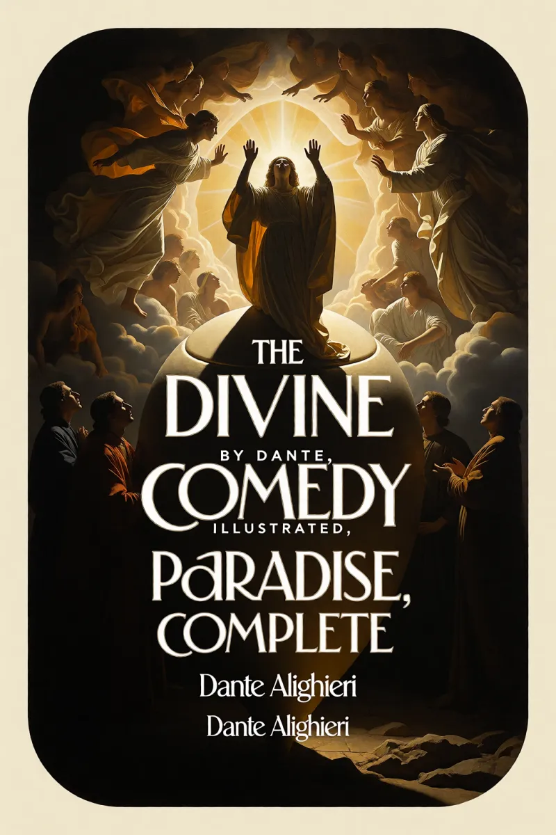 Cover of The Divine Comedy by Dante, Illustrated, Paradise, Complete by Dante Alighieri