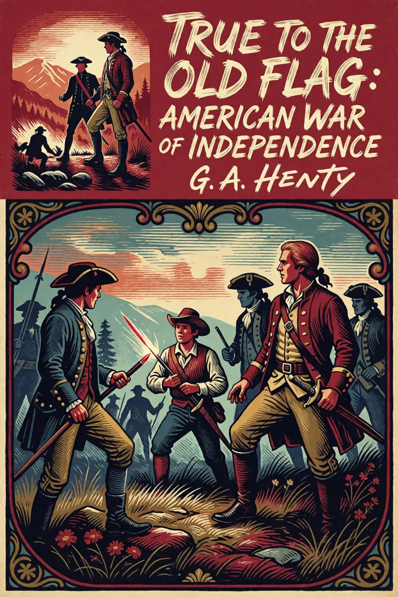 Cover of True to the Old Flag: A Tale of the American War of Independence by G. A. Henty