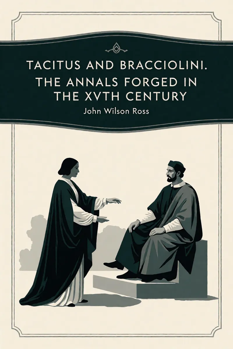 Cover of Tacitus and Bracciolini. The Annals Forged in the XVth Century by John Wilson Ross