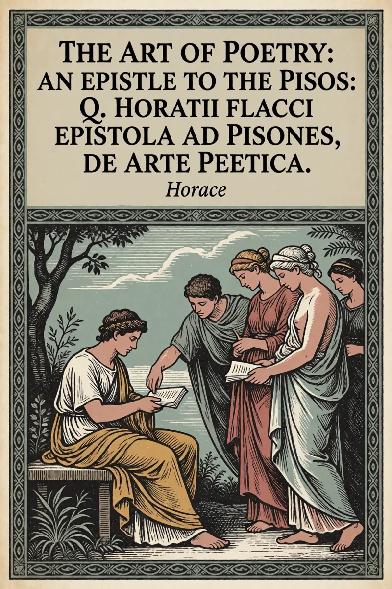 Cover of The Art of Poetry: an Epistle to the Pisos: Q. Horatii Flacci Epistola Ad Pisones, De Arte Poetica. by Horace