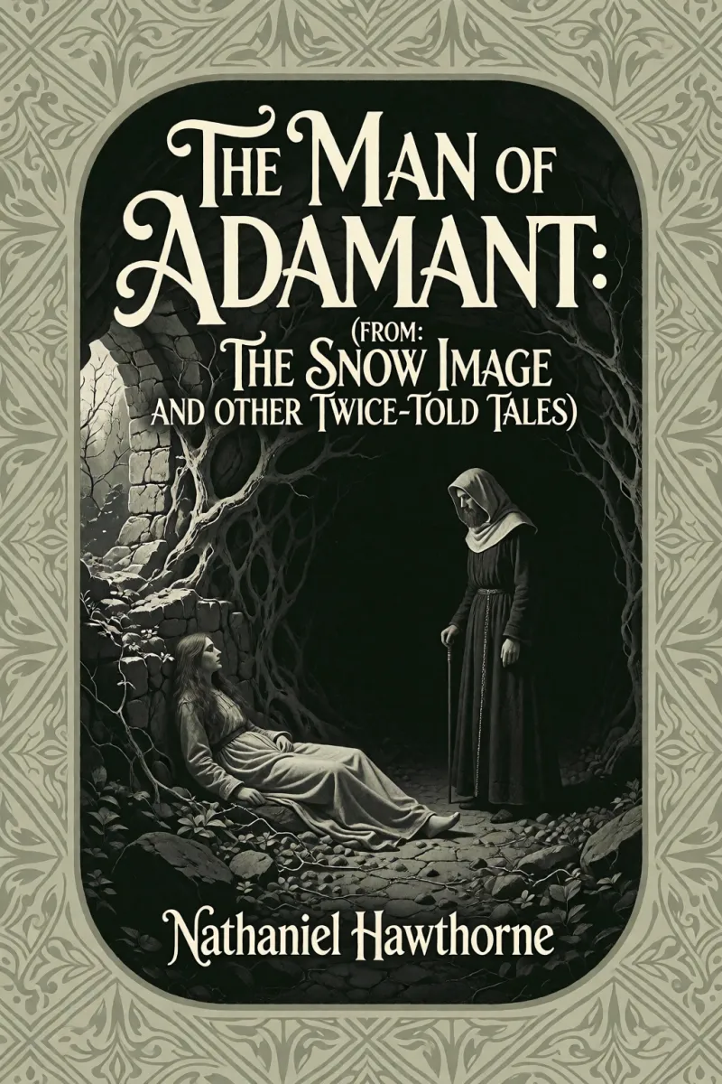 Cover of The Man of Adamant: (From: "The Snow Image and Other Twice-Told Tales") by Nathaniel Hawthorne