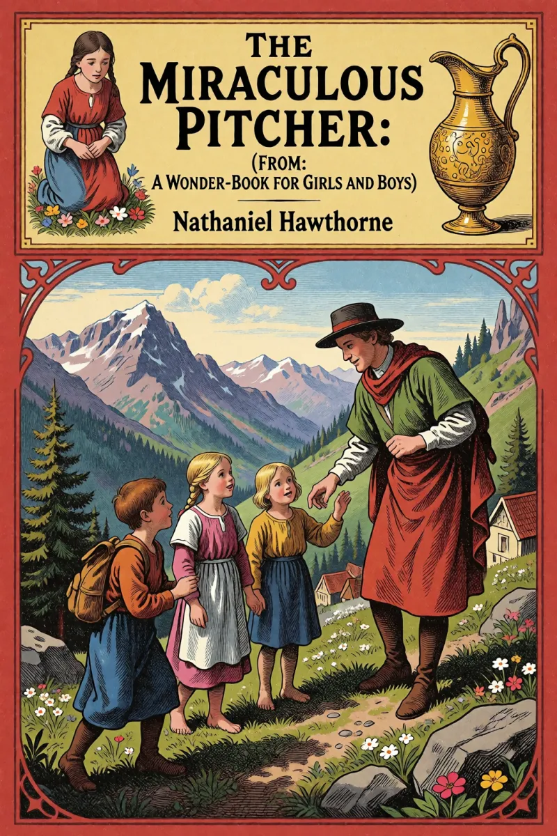 Cover of The Miraculous Pitcher: (From: "A Wonder-Book for Girls and Boys") by Nathaniel Hawthorne