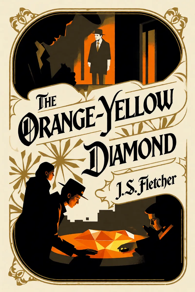 Cover of The Orange-Yellow Diamond by J. S. Fletcher