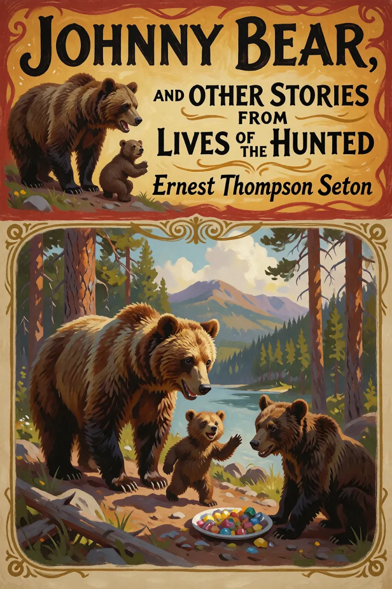 Cover of Johnny Bear, and Other Stories from Lives of the Hunted by Ernest Thompson Seton