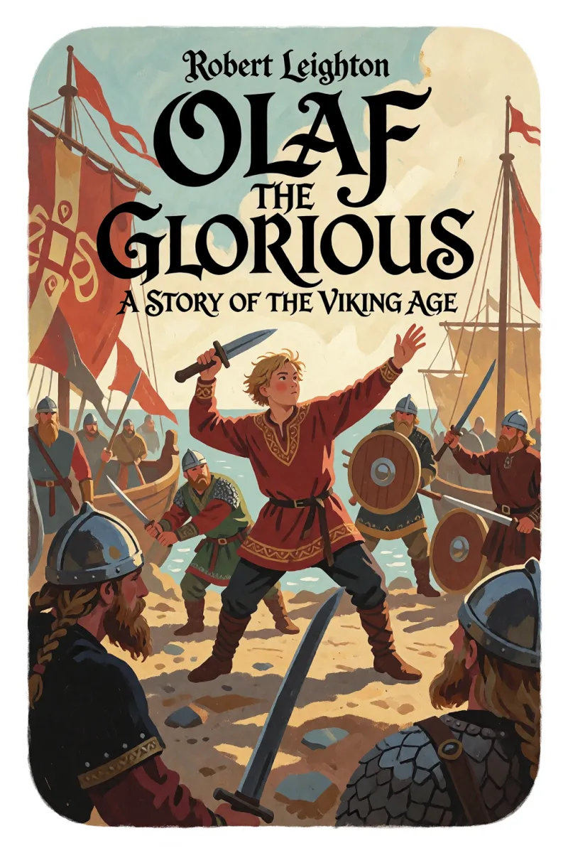 Cover of Olaf the Glorious: A Story of the Viking Age by Robert Leighton
