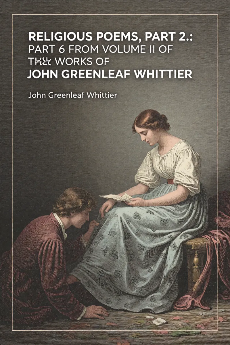 Cover of Religious Poems, Part 2.: Part 6 From Volume II of The Works of John Greenleaf Whittier by John Greenleaf Whittier