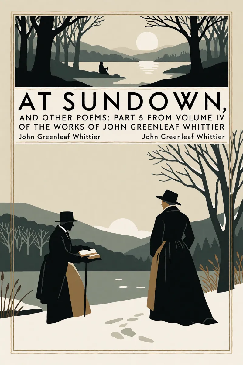 Cover of At Sundown, and other poems: Part 5 from Volume IV of The Works of John Greenleaf Whittier by John Greenleaf Whittier